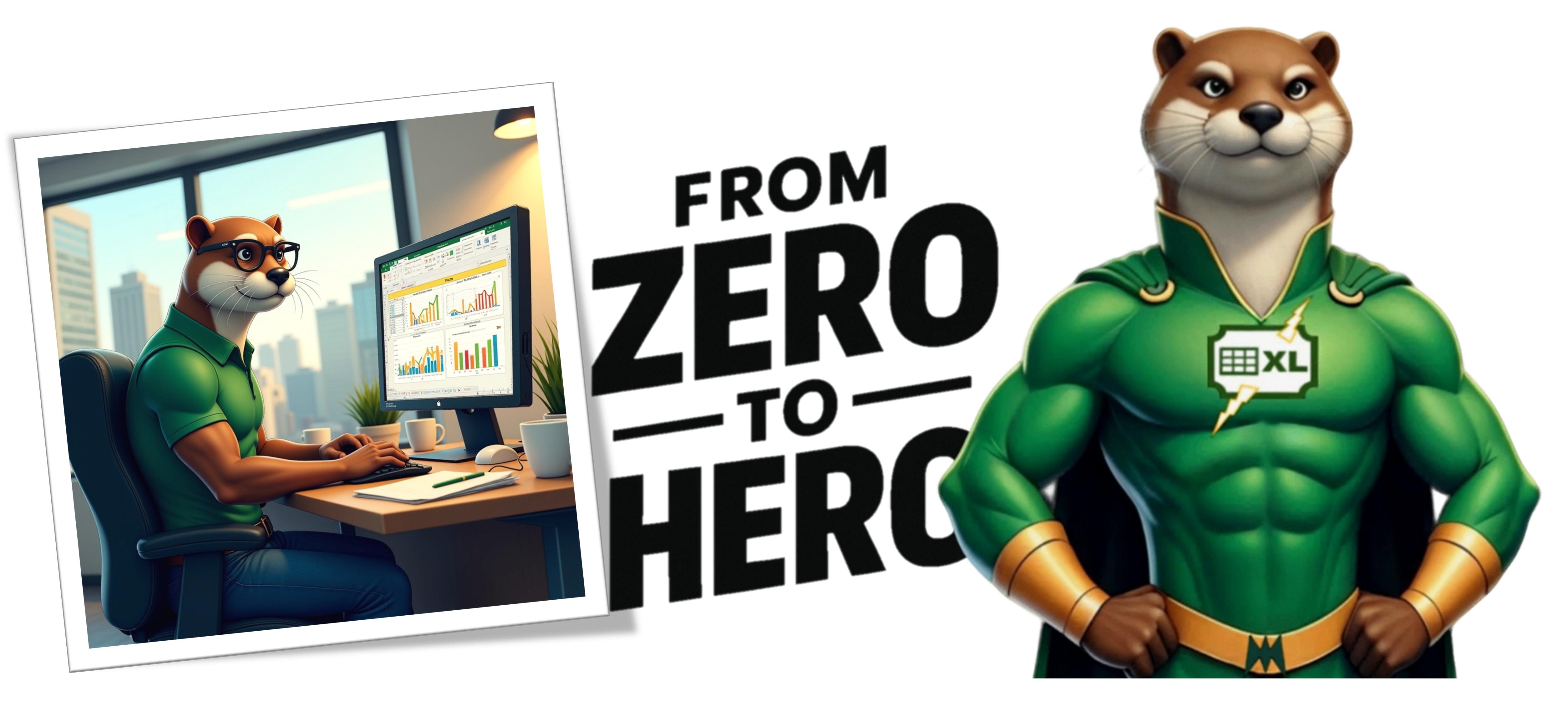 Excel Superhero emblem